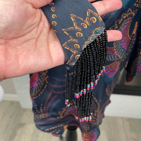 NWT Farm Rio Sequin Toucan Mini Dress - Picture 15 of 16